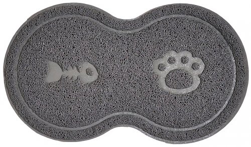 Nuxie Podložka pod misku pro domácí mazlíčky 46 x 25 cm červená