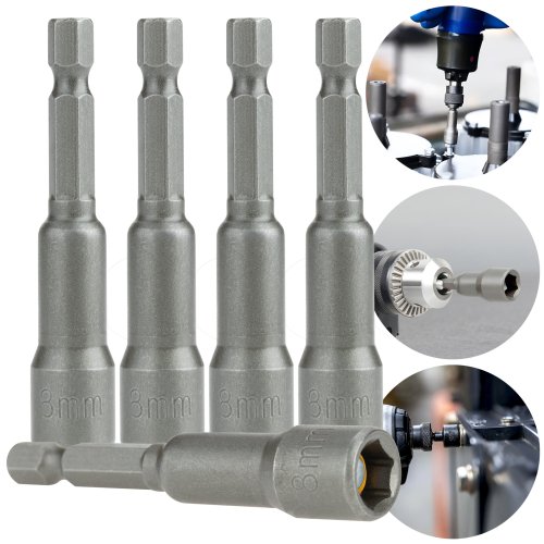 Vergionic 7252 Nástavec nástrčného klíče, magnet, 8 mm, 5 ks