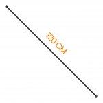 Vergionic 8049 Flexibilná sprchová hadica 120 cm, čierna