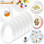Vergionic 8053 Talíř oválný, plast, 14,5 x 21,5 cm 6 ks