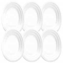 Vergionic 8053 Talíř oválný, plast, 14,5 x 21,5 cm 6 ks