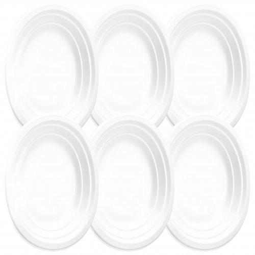 Vergionic 8053 Talíř oválný, plast, 14,5 x 21,5 cm 6 ks