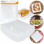 Vergionic 7910 Talíř čtvercový, plast, 20,5 cm 4 ks