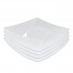 Vergionic 7910 Talíř čtvercový, plast, 20,5 cm 4 ks