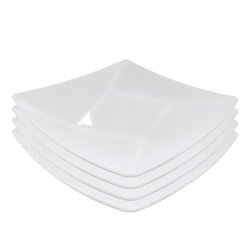 Vergionic 7910 Talíř čtvercový, plast, 20,5 cm 4 ks