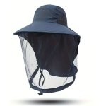 Pronett XJ5374 Rybářský klobouk s moskytiérou, černá