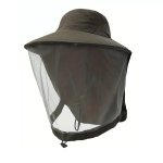 Pronett XJ5374 Rybářský klobouk s moskytiérou, černá