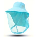 Pronett XJ5374 Rybářský klobouk s moskytiérou, černá