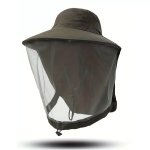 Pronett XJ5374 Rybářský klobouk s moskytiérou, černá