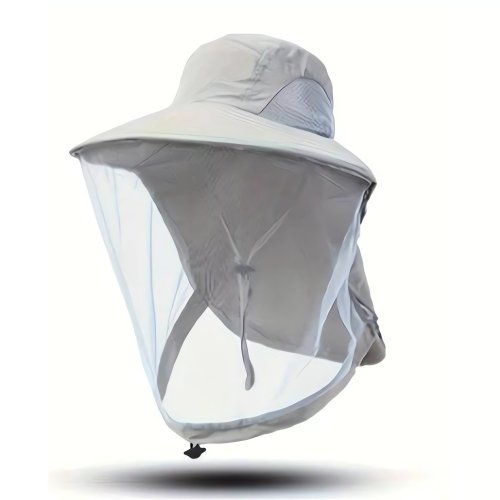 Pronett XJ5374 Rybářský klobouk s moskytiérou, černá