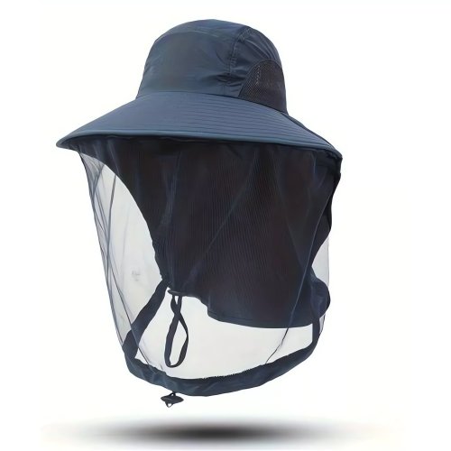 Pronett XJ5374 Rybářský klobouk s moskytiérou, černá