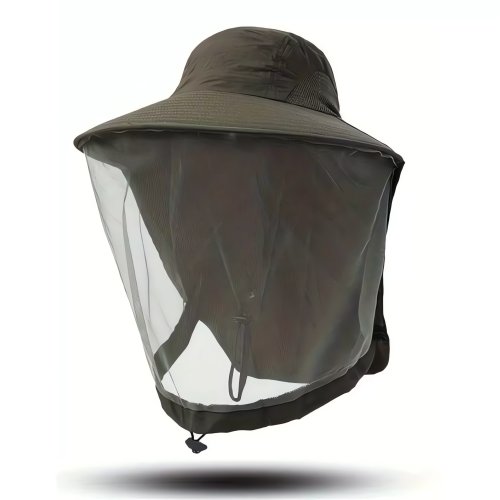 Pronett XJ5374 Rybářský klobouk s moskytiérou, černá