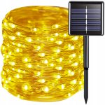 Gardlov 24007 Světelný řetěz solární, 150 LED, IP44, 15 m, teplá bílá