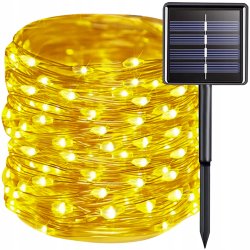 Gardlov 24007 Svetelná reťaz solárna, 150 LED, IP44, 15 m, teplá biela