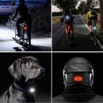 Trizand 24003 Sada LED osvetlenie na bicykel, USB, IPX4, 2 ks