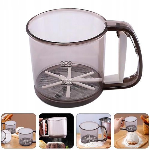 Pronett XJ5390 Mechanické sito na múku a cukor 300 ml