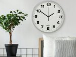 Verk 27067 Nástenné hodiny analógové 20 cm strieborné