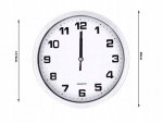 Verk 27067 Nástenné hodiny analógové 20 cm strieborné