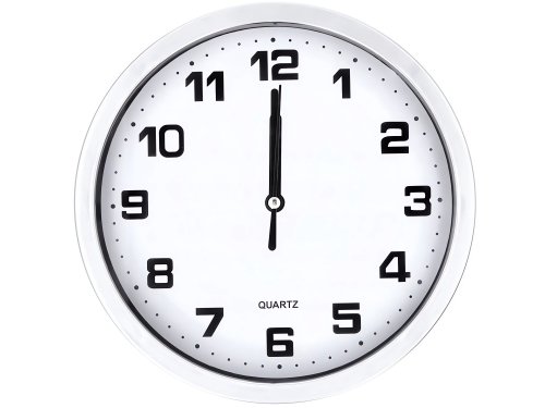 Verk 27067 Nástenné hodiny analógové 20 cm strieborné