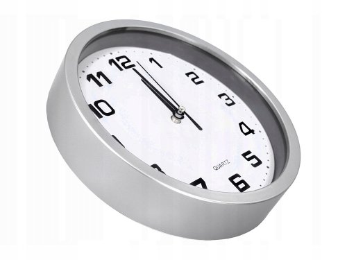 Verk 27067 Nástenné hodiny analógové 20 cm strieborné