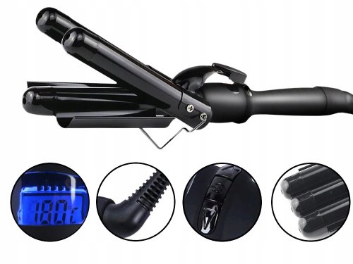 Verk 27130 Keramická trojkulma, 70-130W čierna