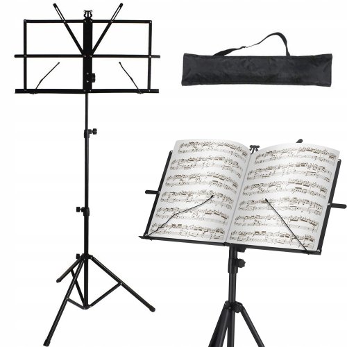 Verk 27054 Stojan na noty 130 cm čierny