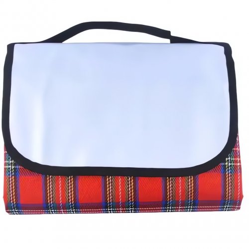 Pronett XJ5439 Pikniková deka 150 x 150 cm károvaná modrá
