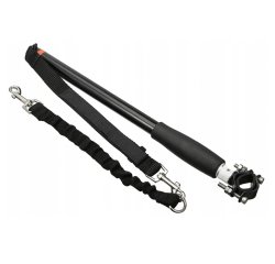 Nuxie 1737 Vodiaci set na bicykel pre psy čierne