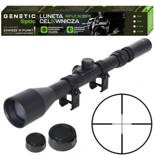 Genetic 2646 Puškohľad 3-7x28 mm, montáž na 11 mm