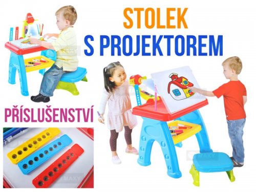 Kreslící stoleček s projektorem ISO 