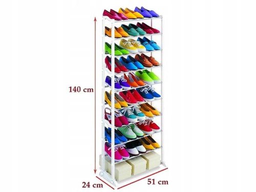 Verk Skládací botník Amazing Shoe Rack 30 párů bílá