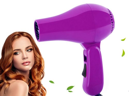 Verk 01704 Skladací cestovný fén na vlasy 850 W fialová