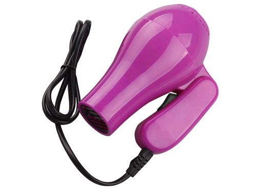 Verk 01704 Skladací cestovný fén na vlasy 850 W fialová