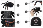 Kruzzel 22445 Děsivá tarantule RC, 23 cm