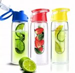 Foxter 0914 Láhev na vodu se sítem 800 ml zelená