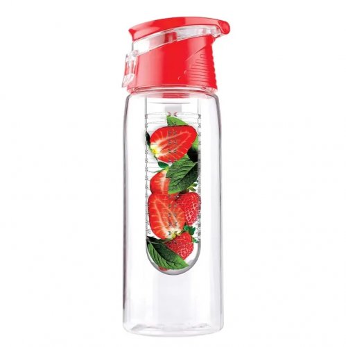 Foxter 0914 Láhev na vodu se sítem 800 ml zelená