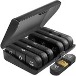 Ruhhy 24287 Týdenní dávkovač na léky, černá