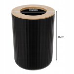 Ruhhy 24636 Kúpeľňová súprava 6 ks, čierna