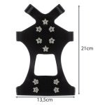 Trizand 24734 Nesmeky vel. 40 - 44, černostříbrná