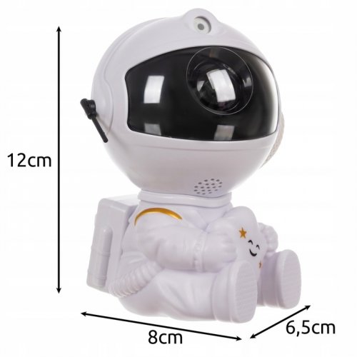 Izoxis 24329 Astronaut sediaci projektor nočnej oblohy, polárna žiara a hviezd, diaľkové ovládanie