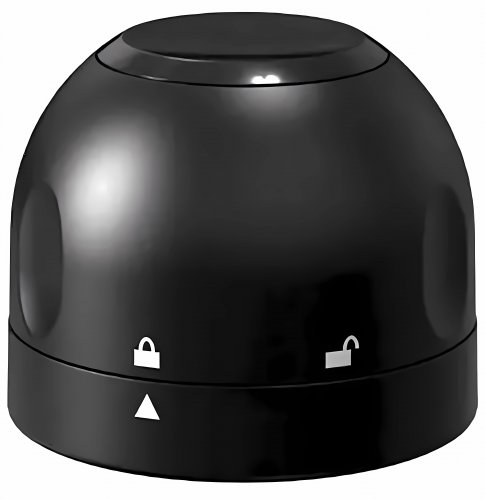 Pronett XJ5416 Zátka na víno so zámkom čierna 2 ks