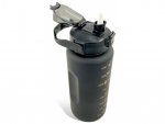 GGV Motivační lahve na vodu 3 ks, 2000 ml, 900 ml, 300 ml modrooranžovorůžová