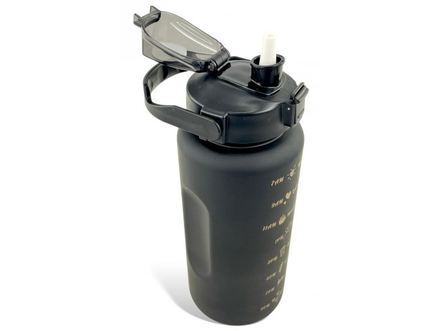 GGV Motivační lahve na vodu 3 ks, 2000 ml, 900 ml, 300 ml modrooranžovozelená