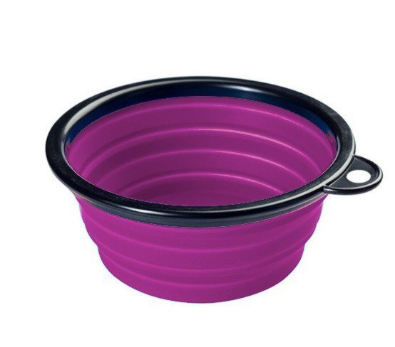 Verk 19268 Cestovná miska skladacia 400 ml čierna