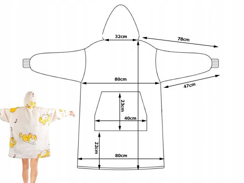 Verk 24560 Televizní mikina s kapucí, kočka