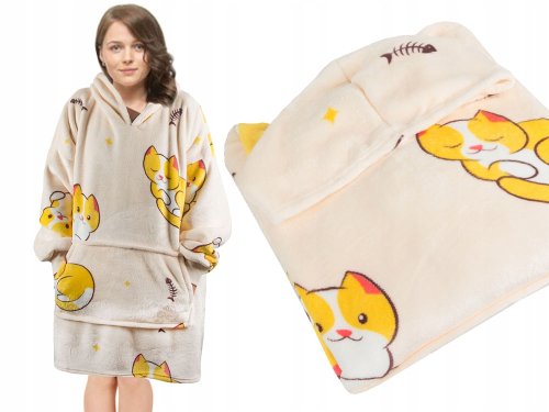 Verk 24560 Televizní mikina s kapucí, kočka