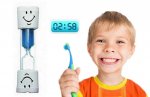 GFT Přesýpací hodiny na čištění zubů - modré