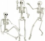 Verk 26132 Ľudská kostra dekorácie na Halloween 40 cm