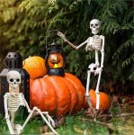 Verk 26132 Ľudská kostra dekorácie na Halloween 40 cm