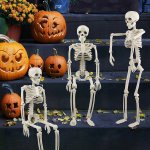 Verk 26132 Ľudská kostra dekorácie na Halloween 40 cm